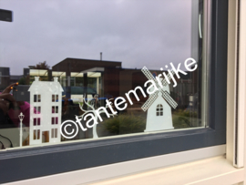 Raamsticker molen