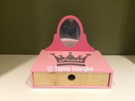 Houten kaptafel