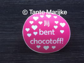 Losse sticker chocotoff