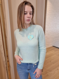 zachte trui alpacawol munt