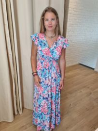 viscose jurk met vrolijke print