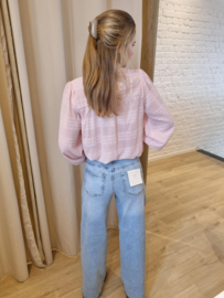 Hoge taille wide jeans JDY sunny light blue