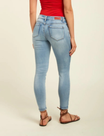 Toxik medium hoge taille lightbleached jeans push up L21284-7