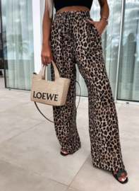 losse broek luipaardprint