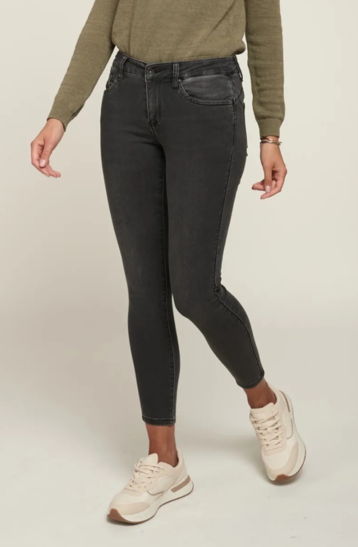 Toxik super push up washed dark grey L21164-14