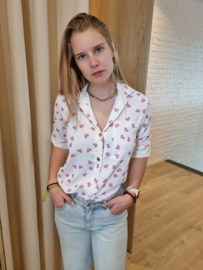 hemd met roze hartjes