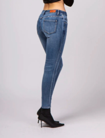 Lichte push up skinny Toxik denimblauw 121014-2