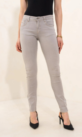 Onado slim jeans lichte push up lichtgrijs