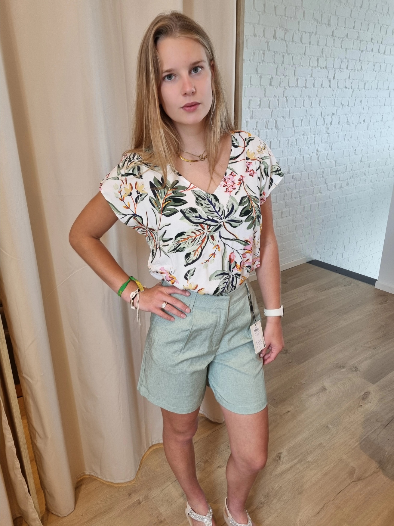 JDYSTAR SEZEN LIFE S/S TOP WVN DIA