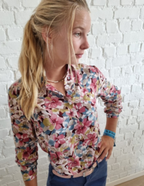 hemdje met kleurrijke bloemenprint