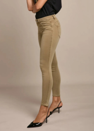Toxik mediumhoge taille jogg jeans L20077-8 zandbeige