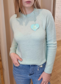 zachte trui alpacawol munt