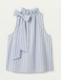 katoenen top met strik