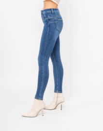 Toxik mediumhoge taille denimblauw L21147