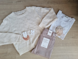 T-shirt ballon crème