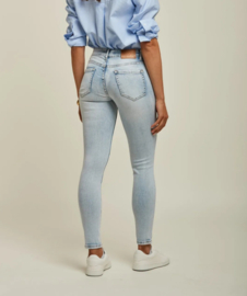 Toxik medium hoge taille very light bleached jeans  L21329-3