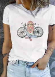 T-shirt fiets meisje