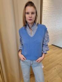 truitje zonder mouwen azuurblauw