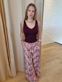 JDYNANNA S/L TOP KNT NOOS plum