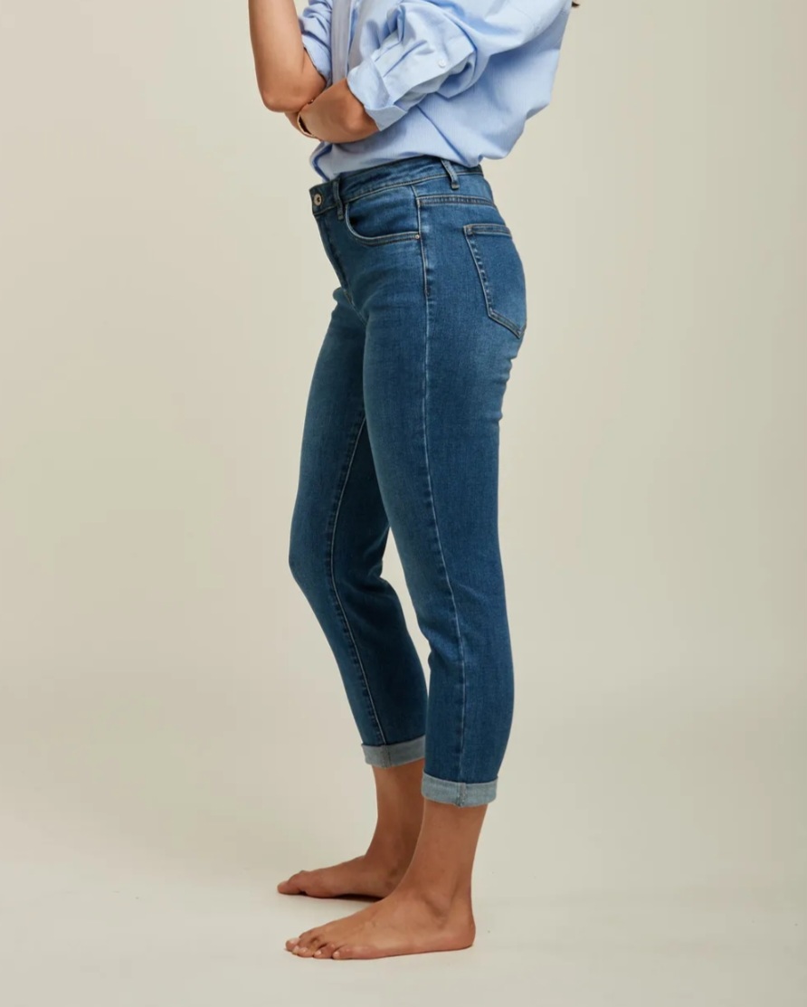 Toxik mom jeans bleached denim blue L20029-34