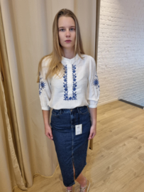 midi-rok denim blue JDY