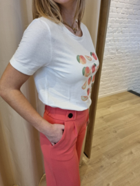 T-shirt perzikjes JDY