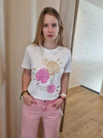 T-shirt palmprint roze (M/L)