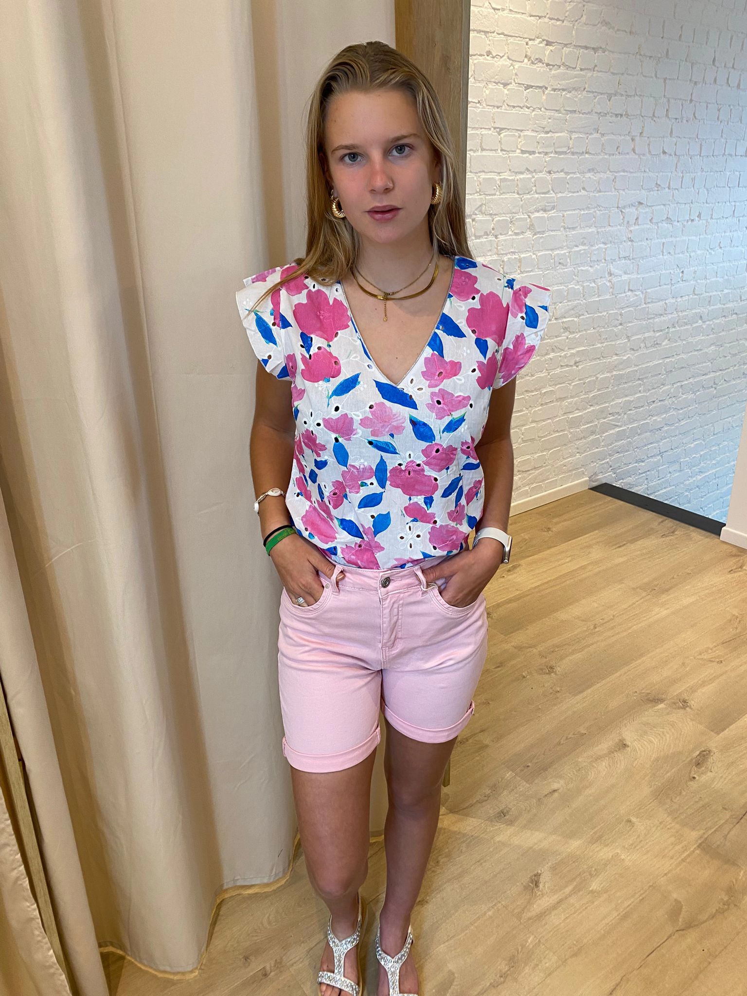 shortje super stretch zacht roze Zac et Zoe