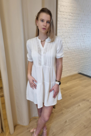 JDYTHEIS LIFE 2/4 LACE DRESS WVN DIA ecru