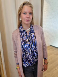fijne lange cardigan JDY rose melée