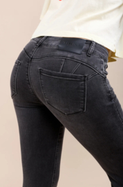 Toxik super push up washed dark grey L21164-14