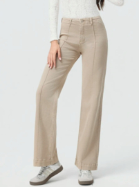 Sister wide jeans met hoge taille  beige  ST 6039