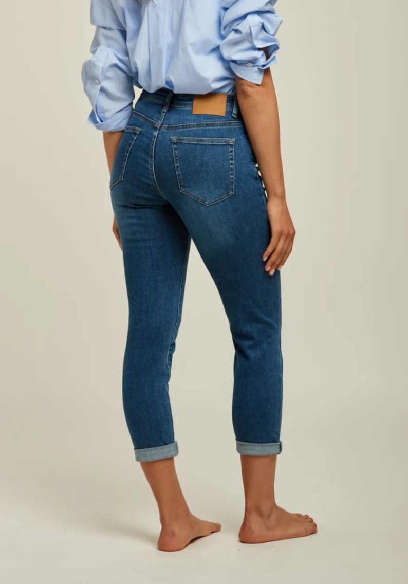 Toxik mom jeans bleached denim blue L20029-34