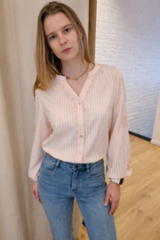 bloesje met broderie perzik