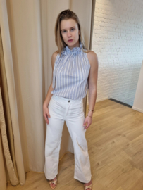 katoenen top met strik