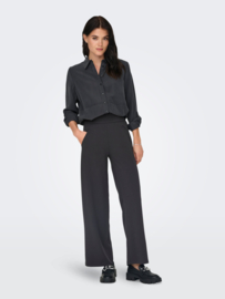 relaxed fit broek stretch JDY steenkoolgrijs