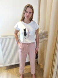 T-shirt katjes roze