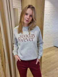 warme sweater Sunday grijs