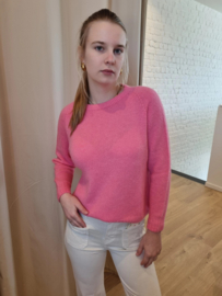 zachte trui alpacawol donkerroze