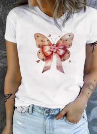 T-shirt vlinder