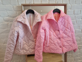 donsjasje lange mouw snoeproze - lichtroze - lichtblauw - beige - wit - munt - geel