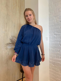 playsuit tetra broderie marineblauw