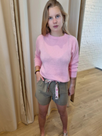 zachte trui alpacawol babyroze