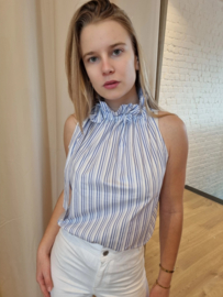 katoenen top met strik