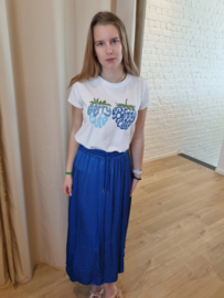T-shirt cherry blauw
