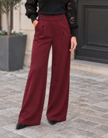 JDYGEGGO LIFE NEW LONG PANT JRS NOOS wijnrood