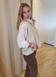 donsjasje met rits beige