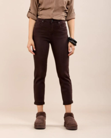 Toxik mom jeans  chocolat L20029-C25 pré-order, levering 2de week september