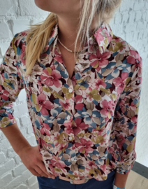 hemdje met kleurrijke bloemenprint