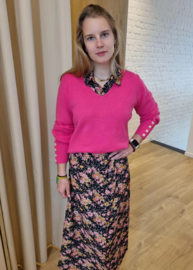 maxi-hemdjurk viscose bloemen